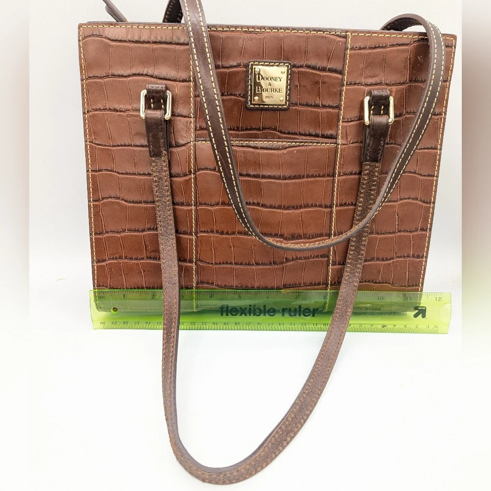 Dooney & Bourke Croco Charlotte Bag - Picture 5 of 13